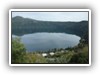 Albaner See von Castel Gandolfo aus gesehen.